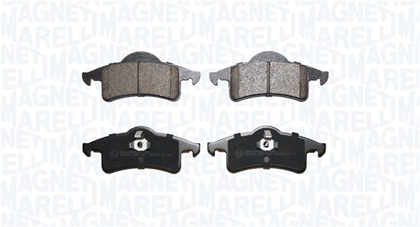 MAGNETI MARELLI Bremseklodser 363916061330 for JEEP CHRYSLER