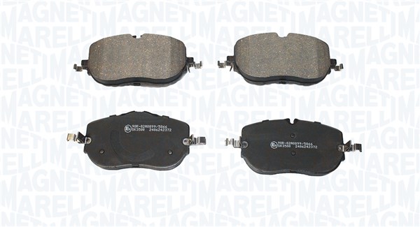 MAGNETI MARELLI Bremseklodser 363916061402 for MERCEDES-BENZ