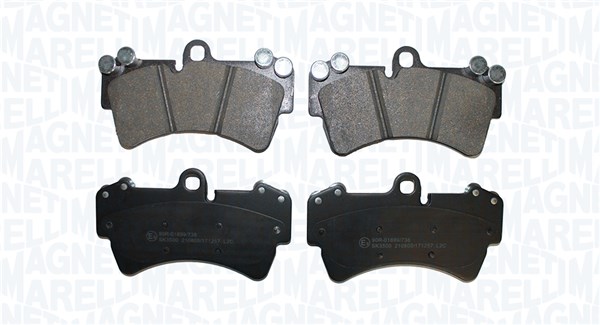 MAGNETI MARELLI Bremseklodser 363916061370 for VW PORSCHE