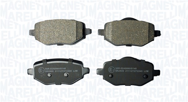 MAGNETI MARELLI Bremseklodser 363916061368 for DS VAUXHALL