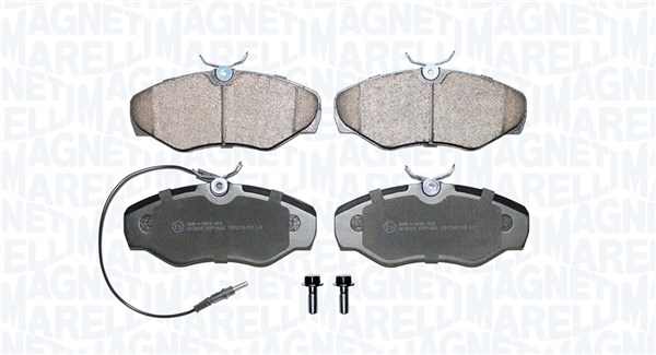 MAGNETI MARELLI Bremseklodser 363916061378 for RENAULT