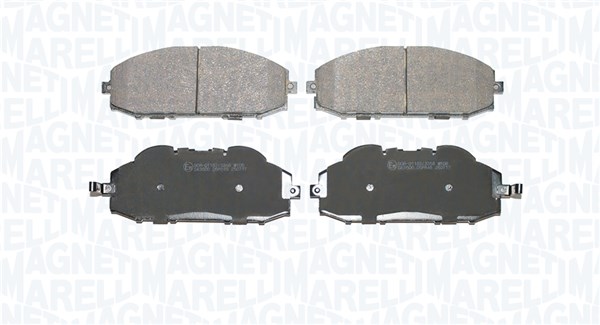 MAGNETI MARELLI Bremseklodser 363916061481 for NISSAN