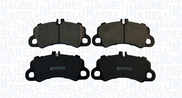 MAGNETI MARELLI Bremseklodser 363916061376 for PORSCHE