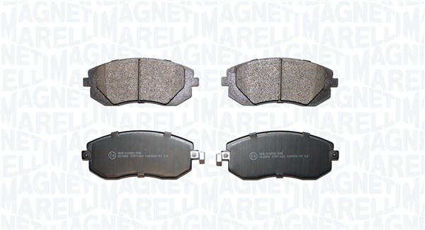 MAGNETI MARELLI Bremseklodser 363916061340 for SAAB SUBARU TOYOTA