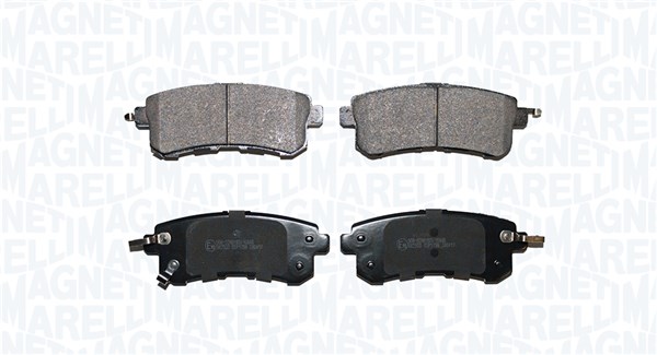 MAGNETI MARELLI Bremseklodser 363916061482 for NISSAN