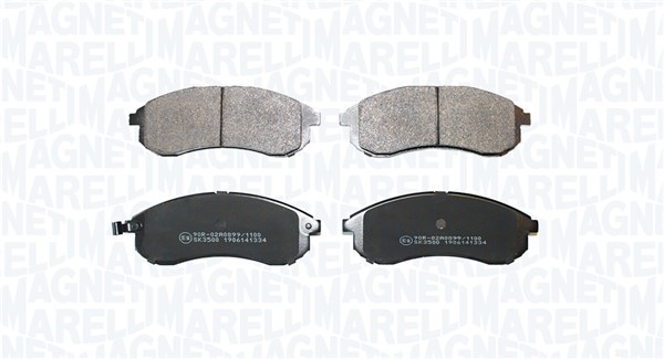 MAGNETI MARELLI Bremseklodser 363916061417 for MITSUBISHI