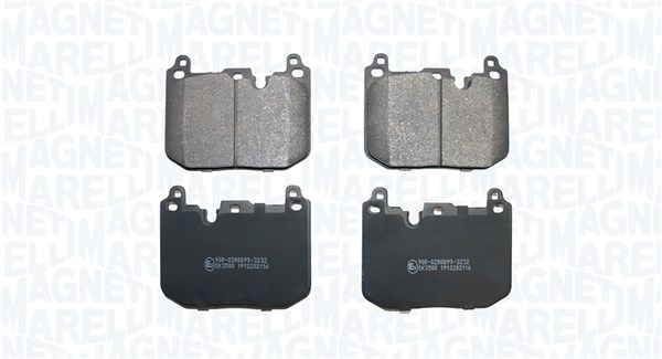 MAGNETI MARELLI Bremseklodser 363916061430 for MINI