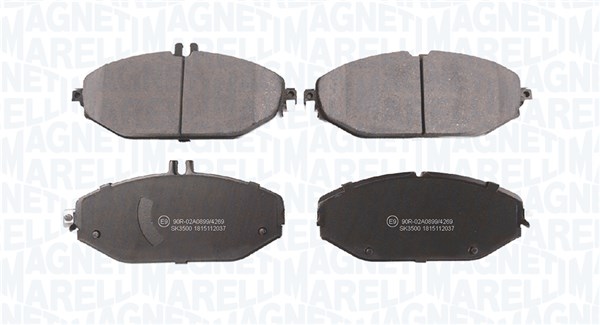 MAGNETI MARELLI Bremseklodser 363916061359 for MERCEDES-BENZ
