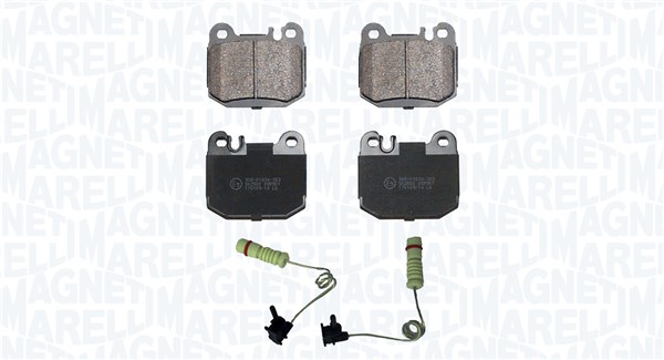 MAGNETI MARELLI Bremseklodser 363916061432 for MERCEDES-BENZ