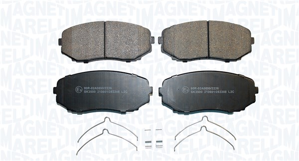 MAGNETI MARELLI Bremseklodser 363916061360 for FORD MAZDA MITSUBISHI