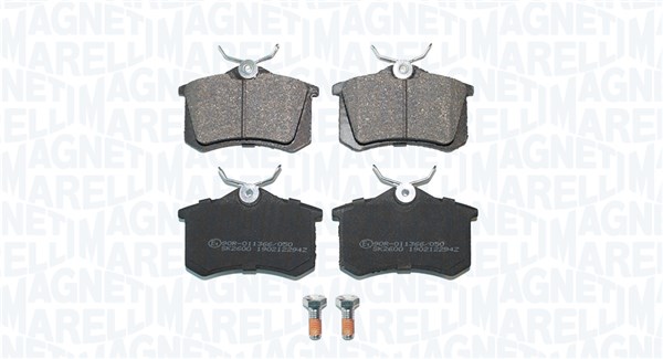MAGNETI MARELLI Bremseklodser 363916061342 for PEUGEOT VW AUDI