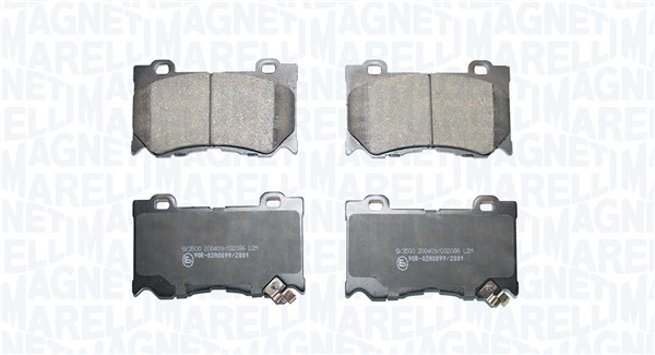 MAGNETI MARELLI Bremseklodser 363916061445 for NISSAN INFINITI