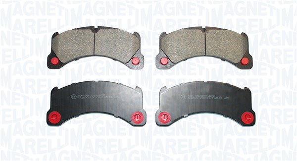 MAGNETI MARELLI Bremseklodser 363916061348 for PORSCHE