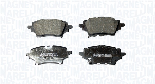 MAGNETI MARELLI Bremseklodser 363916061429 for TOYOTA MAZDA SUZUKI