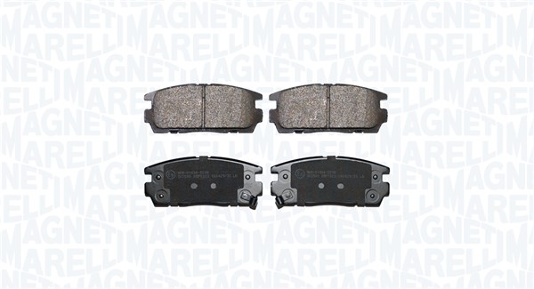 MAGNETI MARELLI Bremseklodser 363916061353 for OPEL CHEVROLET BUICK VAUXHALL