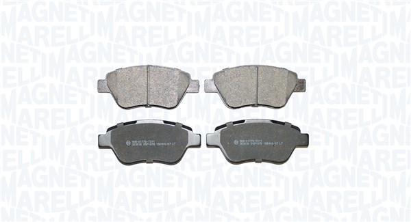 MAGNETI MARELLI Bremseklodser 363916061393 for FIAT ALFA ROMEO LANCIA