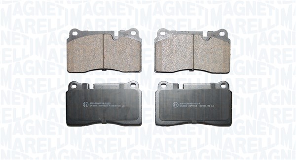 MAGNETI MARELLI Bremseklodser 363916061384 for LAND ROVER