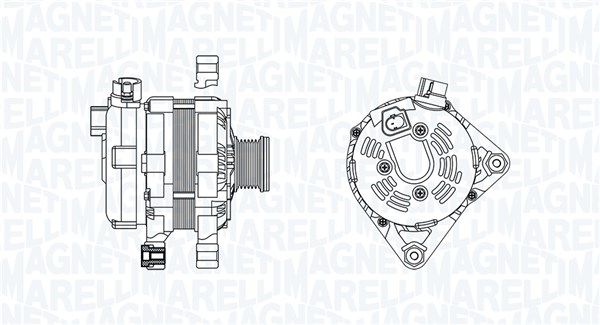 MAGNETI MARELLI Generator 063730847010 for FORD