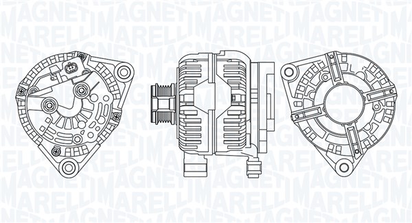 MAGNETI MARELLI Generator 063730848010 for OPEL GENERAL MOTORS