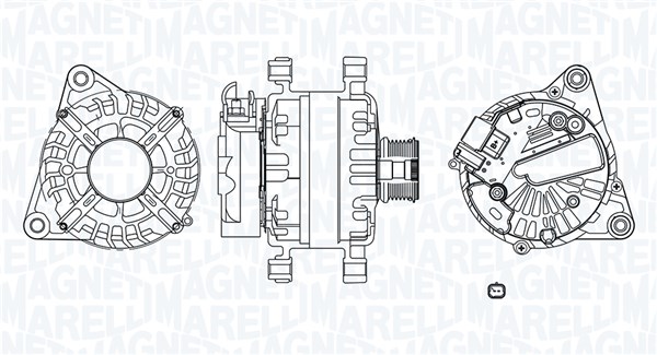 MAGNETI MARELLI Generator 063730846010 for CITROËN