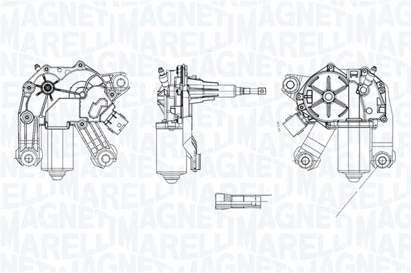 MAGNETI MARELLI Viskermotor 064072700010 bag for MINI