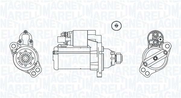 MAGNETI MARELLI Starter 063720058010 for AUDI VW