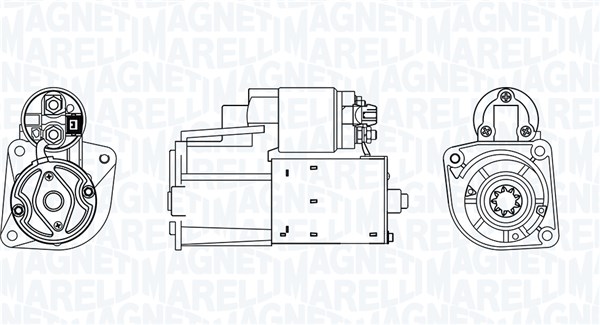 MAGNETI MARELLI Starter 063720103610 for VW SKODA