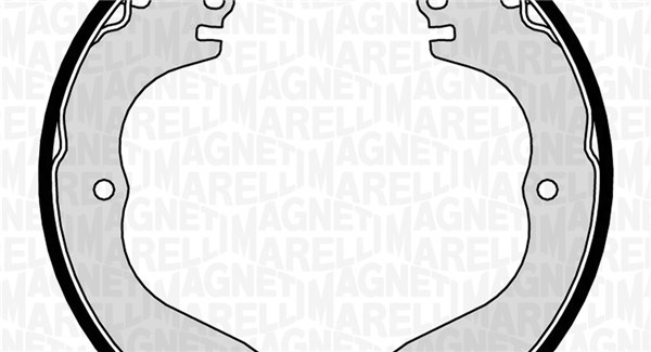 MAGNETI MARELLI Bremsebakke 360219198388 for MITSUBISHI