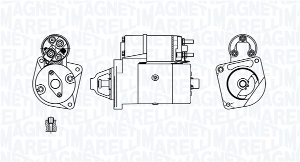 MAGNETI MARELLI Starter 063720975010 for FIAT IVECO