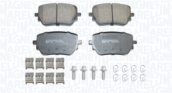 MAGNETI MARELLI Bremseklodser 363916061394 for MERCEDES-BENZ