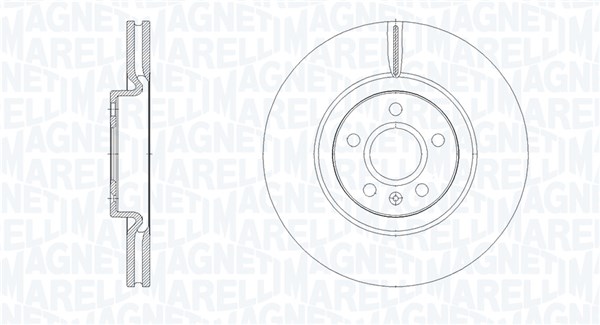 MAGNETI MARELLI Bremseskive 361302040832 322mm 28mm for VOLVO