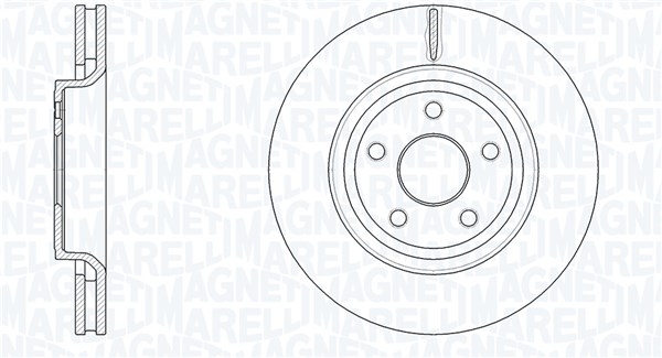 MAGNETI MARELLI Bremseskive 361302040839 350mm 32mm for JEEP