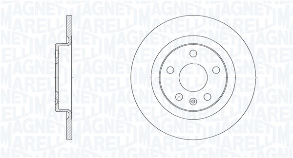MAGNETI MARELLI Bremseskive 361302040896 280mm 12mm for VOLVO LYNK & CO