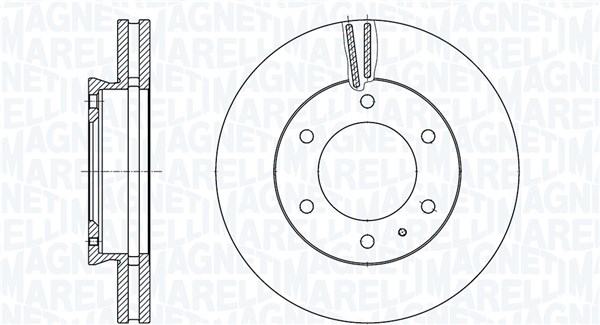 MAGNETI MARELLI Bremseskive 361302040897 302mm 32mm for FORD USA FORD ASIA & OCEANIA MAZDA