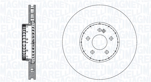MAGNETI MARELLI Bremseskive 361302040895 342mm 32mm for MERCEDES-BENZ