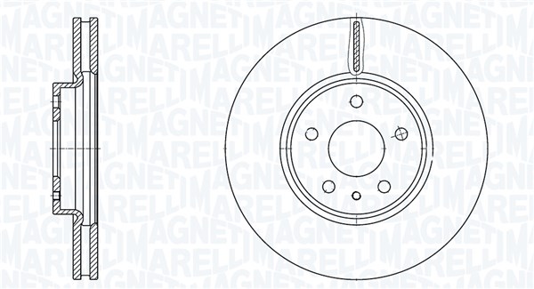 MAGNETI MARELLI Bremseskive 361302040909 300mm 28mm for FORD FORD USA