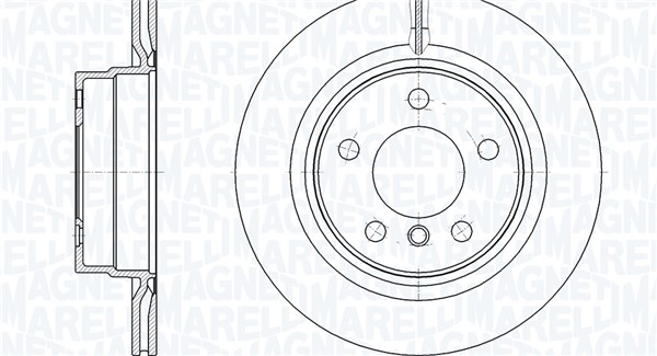 MAGNETI MARELLI Bremseskive 361302040910 300mm 20mm for BMW