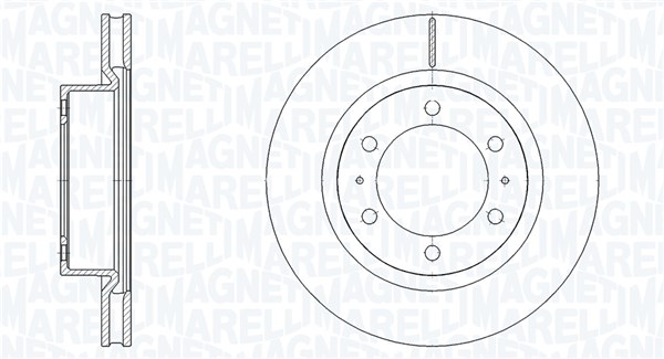 MAGNETI MARELLI Bremseskive 361302040915 319mm 28mm for TOYOTA