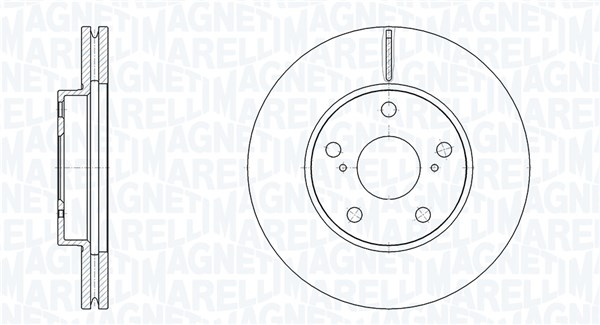 MAGNETI MARELLI Bremseskive 361302040920 277mm 26mm for TOYOTA