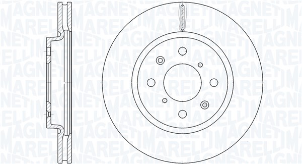 MAGNETI MARELLI Bremseskive 361302040923 256mm 22mm for SUZUKI
