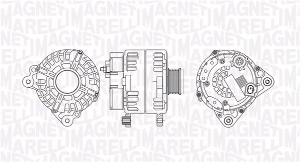 MAGNETI MARELLI Generator 063737661410 for VW AUDI