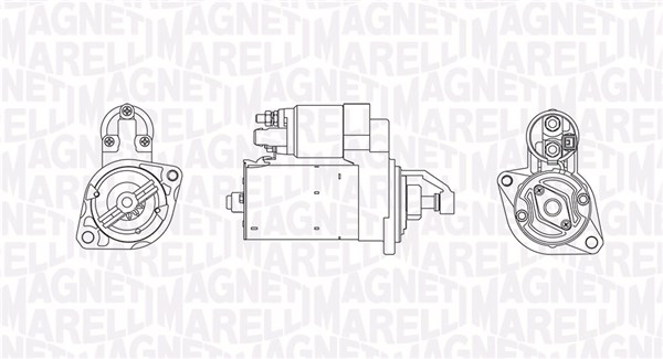 MAGNETI MARELLI Starter 063720625910 for BMW