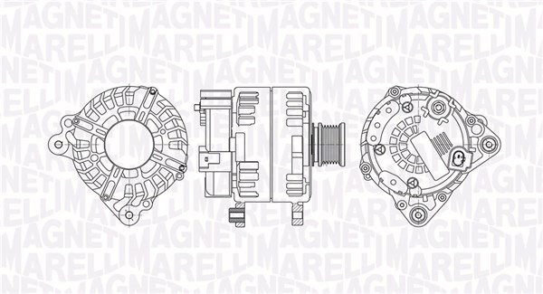 MAGNETI MARELLI Generator 063737614610 for AUDI VW