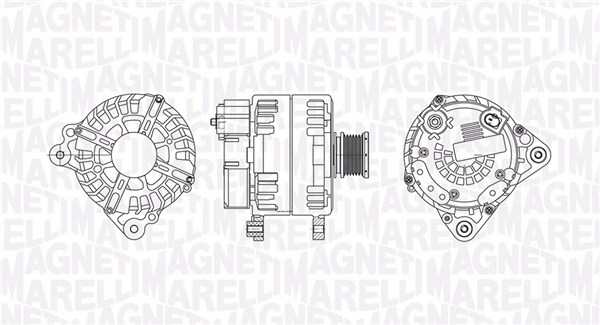 MAGNETI MARELLI Generator 063737664210 for VW AUDI