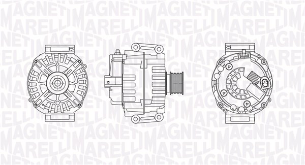 MAGNETI MARELLI Generator 063737637710 for MERCEDES-BENZ