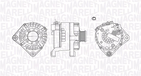 MAGNETI MARELLI Generator 063737567010 for BMW