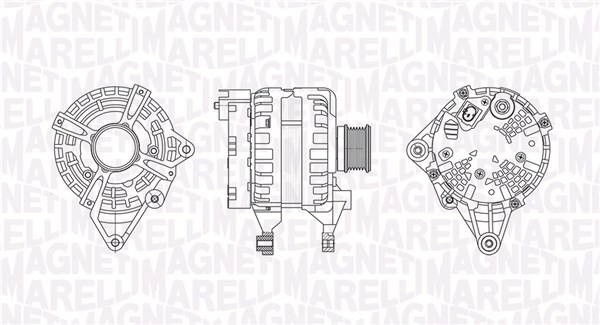 MAGNETI MARELLI Generator 063737663210 for MERCEDES-BENZ
