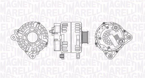 MAGNETI MARELLI Generator 063737664110 for VW