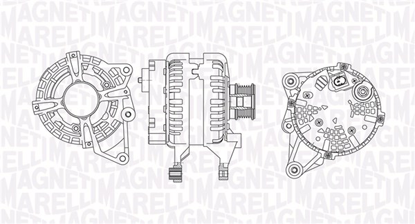 MAGNETI MARELLI Generator 063737663110 for MERCEDES-BENZ