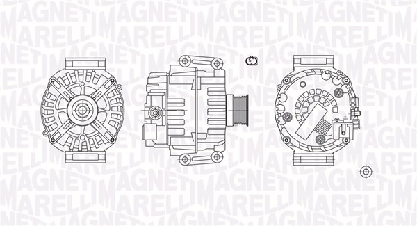 MAGNETI MARELLI Generator 063737614210 for MERCEDES-BENZ